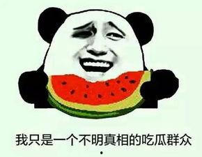 吃瓜群众的真假对比图